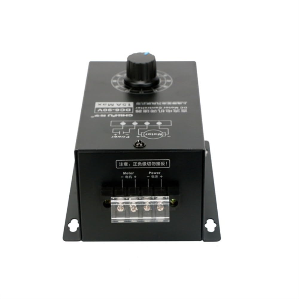 Controlador de Velocidad de Motor de CC con Pantalla Digital, 0~ Ajustable, CC de 6-90 V, 15 A, regulador PWM de 12 V, 24 V, 48 V, 60 V, 72 V, 90 V, 1000 W, Reversible