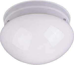 Maxim Essentials-2 Light Flush Mount in style-13.5 Inches Wide by 6 inches high-White Finish