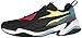 PUMA Men's Thunder Sneaker, Black Black White, 11 M US