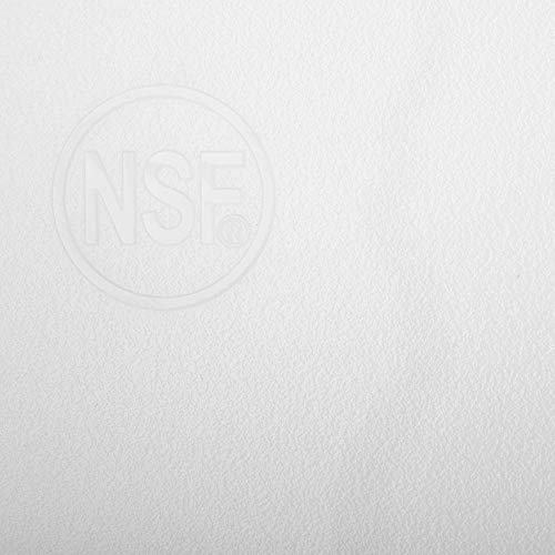 Restaurant Thick White Plastic Cutting Board 20X15 Large, 1 Inch Thick #TOP2