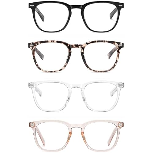EYECEDAR Reading Glasses For Men and Women TR90 Material Flexible Frames Readers