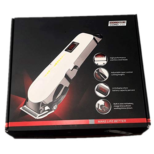 Afeitadora Eléctrica Modelo Profesional Inalámbrica miniatura 7