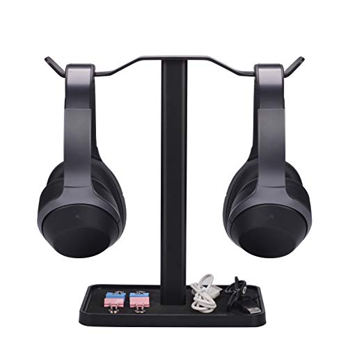 Avantree Neetto Soporte para Auriculares Dobles de Mesa, Soporte