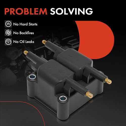 A-Premium Ignition Coil Compatible with Chrysler, Dodge, Jeep, Mitsubishi, Eagle, Plymouth & Mini Vehicles - Ram 1500, Wrangler, Avenger, Liberty, Sebring, Stratus, TJ & More by A-premium - Used condition - Image 6