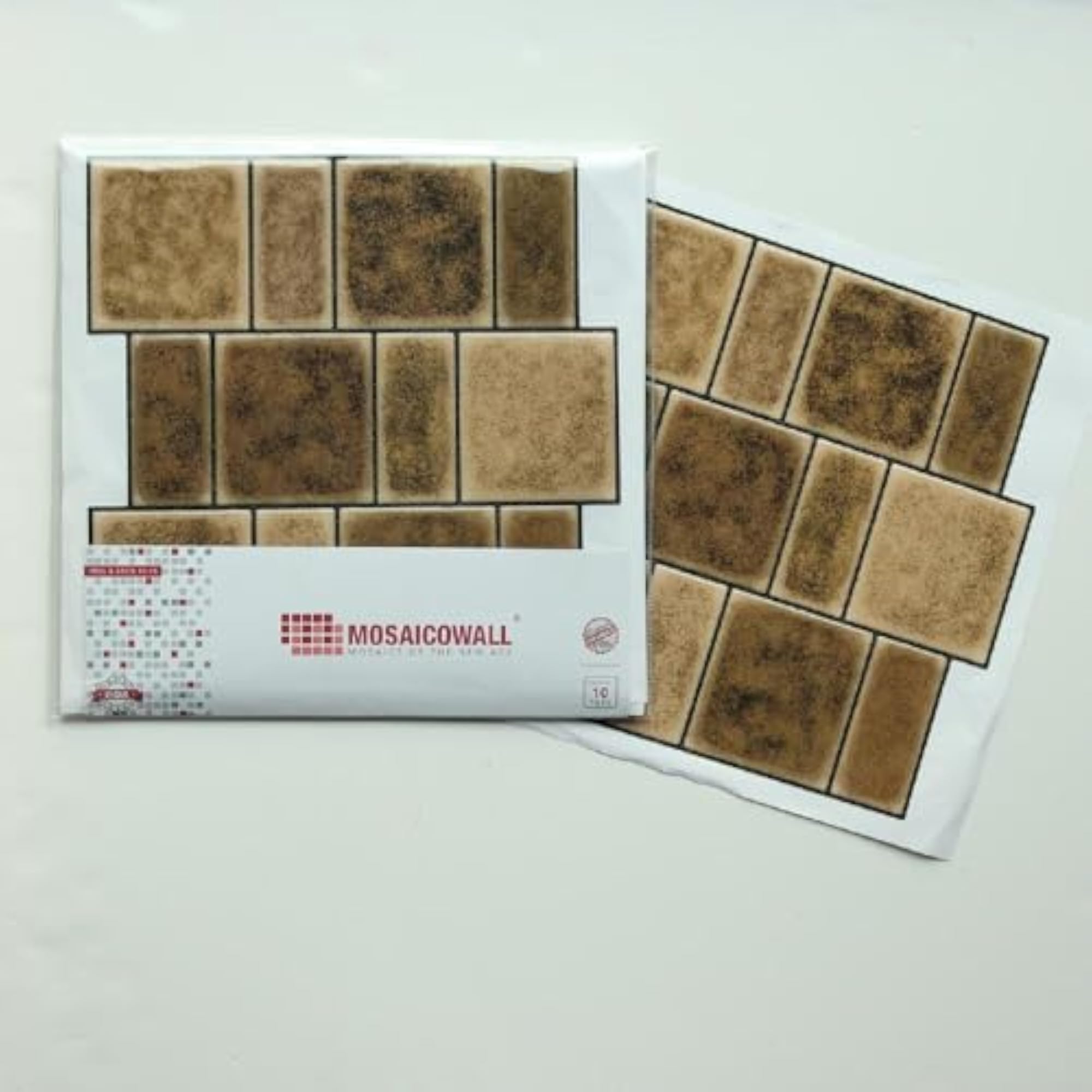 3D Brick Pattern Peel & Stick Tiles, Easy DIY Adhesive Backsplash