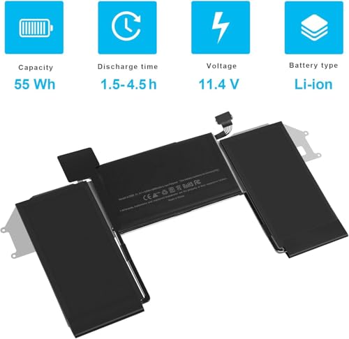 Image of A2337 Battery,A2389 Battery for Ma /Book Air 13 inch 2020 M1 Model A2337 EMC 3589 Identifier Ma /BookAir10,1 EMC 3598, MGN53 MGN83 MGN63 MGN93 MGND3 MGN73 MGNA3 MGNE3 (A2389 / A2337)