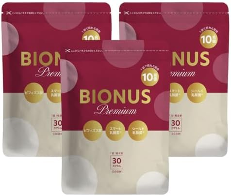 Amazon | ビオナス プレミアム サプリ 乳酸菌 10兆個 シールド乳酸菌  