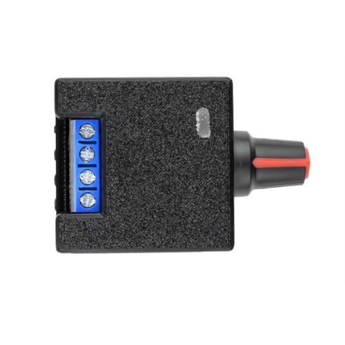 Yarryuter Controlador de Velocidad de Motor de CC, 2 A, 5-12 V CC, Regulación PWM del 1% Al 100% para Ventiladores, de Agua y Tiras de Luces LED.