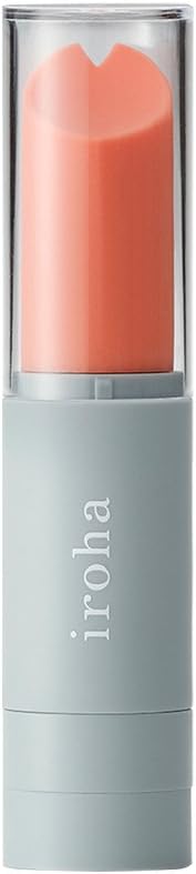 iroha Tenga Stick Soft-Touch Lipstick Shaped Travel-Sized Vibrator, Grey and Orange