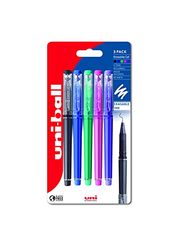 Uni-Ball UF-222-07 Bolígrafos borrables pack 5