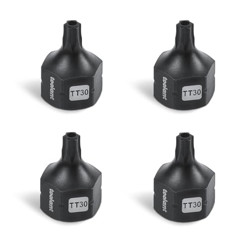 Image of toolant 3 /8 inch drive TT30 impact torx bit socket set 4PCS, Torx Drive, S2 Steel Air Drive Torx Socket set,Impact Grade,Anti-Roll Design