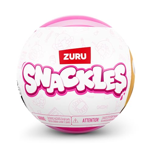 Snackles 13 cm großes Plüschspielzeug Serie 3 von ZURU, Plüschspielzeug mit Snackmarken-Accessoire, Core Licensed – Ansicht 2