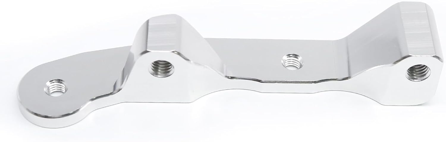 PROCNC Aluminum CNC Radial Mount Caliper Bracket Fit for Hond-a MSX125 Grom 125 2013 2014 2015 2016 2017 (Sliver)