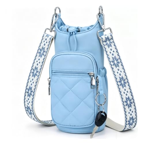 Bolsa portabotellas de agua para senderismo y running con correa ajustable ajustable