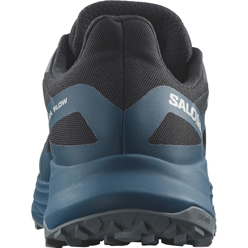 Salomon Men’s Ultra Flow Gore-Tex, Waterproof Trail Running Shoes - Black/Deep Dive/Trooper - 8