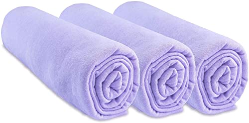 Reviews de Sábanas para capazos - solo los mejores. 47 Easy Dort Juego de 3 sábanas de 40 x 80 cm, Extensible para 40 x 90 cm, capazo, 40 x 80, 100% algodón, Parma Morada, Transpirable, sueño Saludable | Marca Oeko Tex | Fabricado...