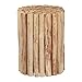 Relaxdays Tabouret de Fleurs en Bois H x D : 38 x 30 cm - pour Pots de Fleurs et Pots de Fleurs - Tabouret Rond - Tronc d'arbre - Naturel