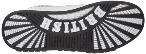 British Knights mens Kings Sl Sneaker, White/Black/El, 13 US4