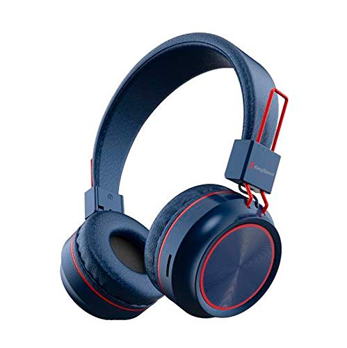 EASYSPEED Headphone Auricular bits, 890 Hi-Fi Headset, Inalámbrico Auricular, Hi-Fi Audio, Compatible con Playstation, Nintendo, Xbox, iOS, Android, PCs y Muchos más. (Azul-Rojo) Cover