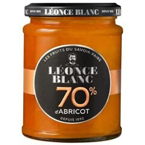 LEONCE BLANC Mermelada de Albaricoque Reducida en Azúcares 320g Blanco Leonum - Olla 320g