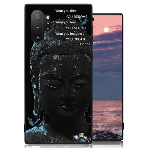 Blue Buddha Modern Abstract Butterflies Decor vs Meditation Quotes for iPhone 16 15 14 13 12 11Pro Max XR Galaxy S25 S24 S23 S22 S21 FE Plus Ultra Note 20 A16 A15 A14 A54 A53