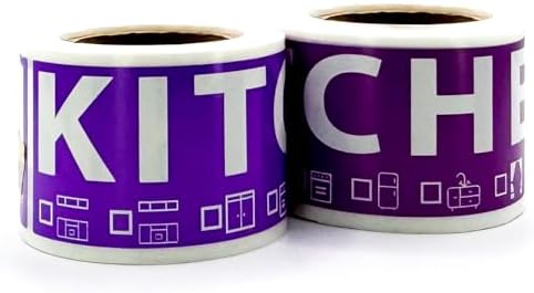 Tapes N More Moving Labels for Kitchen, Set of 100, Ideal for Your Packing Supplies kit and Moving Boxes image 5
