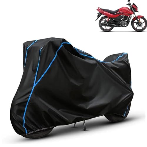 Image of Kerwa Waterproof Bike Cover Compatible with Hero Passion Xtec | Dust Proof, UV-Resistant, All-Weather Protection Bike Body Cover, Windproof Elastic Bottom