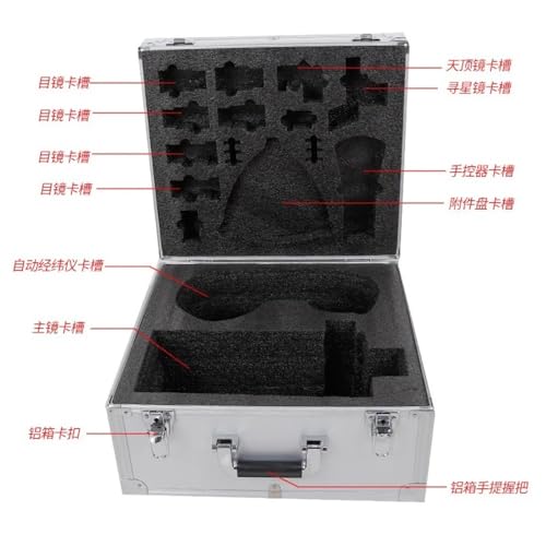 Estuche de Aluminio para telescopio 127SLT y accesorios de astronomía portátil 4