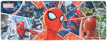 Spider Man Desk Mat, Officially Licensed Large Desk Pad for Keyboard and Mouse, Marvel Home Office and Gaming Desk Accessory, Non-Slip Wipe Clean| Paladone