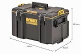 Heavy-duty toolbox with IP65 seal, 50kg load, auto-latching, removable tray, and tracker-ready design—ideal for secure, stackable jobsite tool storage. - 31
