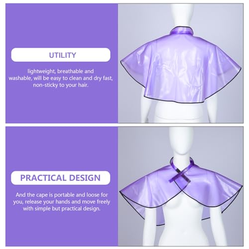 Capa impermeable para corte y tinte de cabello Zerodeko miniatura 7
