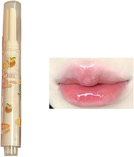 SNS可愛い高発色とろけるリップメイク 肌色 メイク崩れなし 色づき 密着感 長時間持続 一日中続く 肌色ムラゼロ 剥がれない ツヤ感 しっかりとしたリップグロス、保湿、きらめき、美白、発色促進 フルーツエキス保湿(01#スイートオレンジゼリー)