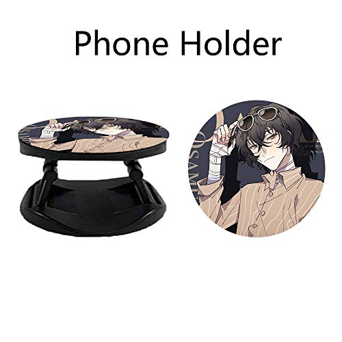 Bungo verdwaalde honden Set, trekkoord tas+Poster+Sleutelhanger+Stickers+Broche Kaartstickers+Telefoonhouder (Poster) - Image 5