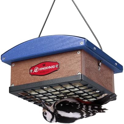 Kingsyard Upside Down Double Suet Bird Feeder