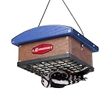 Kingsyard Upgraded Upside Down Double Suet Feeder with Metal...