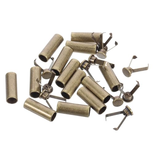 VALICLUD 12pcs Metal Cord Locks for Drawstrings Easy Use Stoppers for Hoodies Sportswear and Bags Bronzed Finish for All Your Clothing Needs