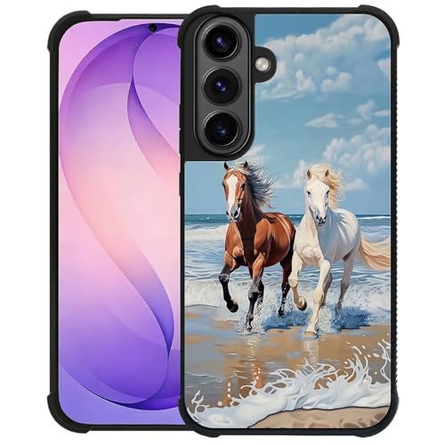 Coque Samsung S26 esthétique motif cheval blanc pour exprimer votre passion sauvage