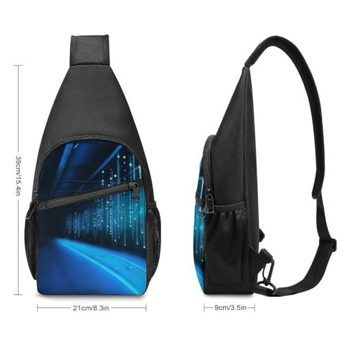 Mochila cruzada deportiva Blue Line para hombre y mujer miniatura 2