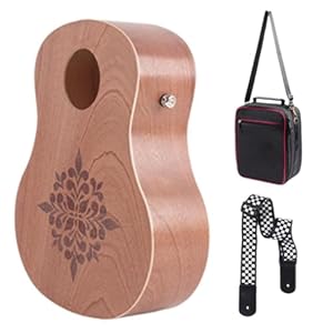 Generisch Gitarrenform Travel Cajon mit Tasche