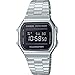 CASIO Unisex Erwachsene Armbanduhr Digital Quarz Edelstahl A168WEM-1EF