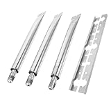 WELL GRILL Edelstahl Rohrbrenner für Broil King Signet 390 Ersatzteile, 18629 Dual-Tube Stabbrenner und Crossover Brenner Rohr Zubehör für Broil King Signet & Sovereign Gasgrills