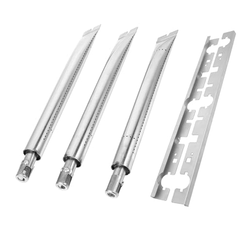 WELL GRILL Edelstahl Rohrbrenner für Broil King Signet 390 Ersatzteile, 18629 Dual-Tube Stabbrenner und Crossover Brenner Rohr Zubehör für Broil King Signet & Sovereign Gasgrills WELL GRILL Edelstahl Rohrbrenner für Broil King Signet 390 Ersatzteile, 18629 Dual-Tube Stabbrenner und Crossover Brenner Rohr Zubehör für Broil King Signet & Sovereign Gasgrills