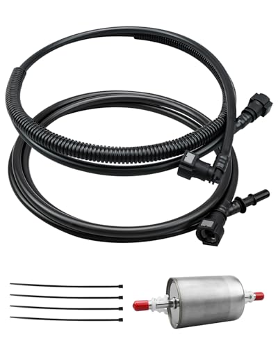 Nylon Fuel Line Repair Kit Fit for Chevrolet S10 GMC Sonoma 1997 1998 1999 2000 2001 2002 2003 2004 2005, Replace NFR0012 FL-GM56C FL-GM16D