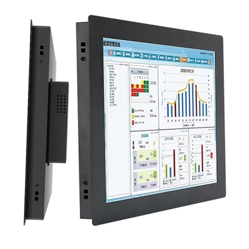 Image of 1pc Industrial Touchscreen Monitor 15.6 Inch Resistive Touch Screen with VGA /DVI /HDMI Touch USB Embedded Wall Mount Display(VGA HDMI USB)