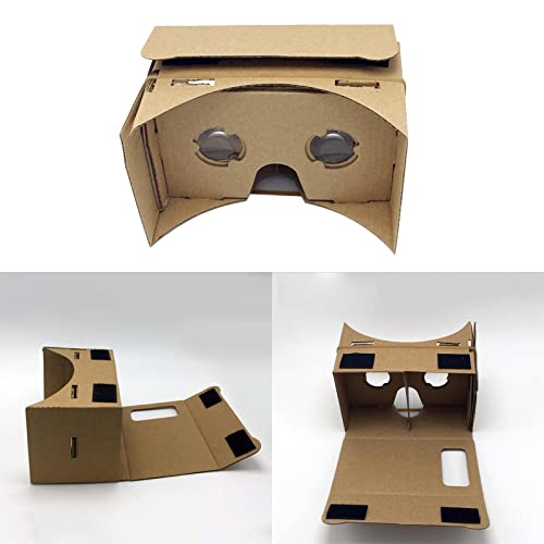 MERIGLARE Versão 1 DIY Cardboard para Google Virtual Reality 3D V1 Acessórios Confortável para Todos
