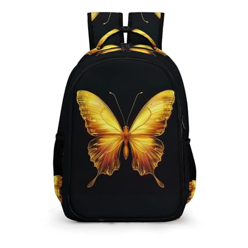 TPISLI Büchertasche Schmetterling Rucksack Für Kinder Von 10 Bis 11 Jahren Schulranzen Mädchen 1. Klasse Insekten Themen Leichter Reise Outdoor Freizeit