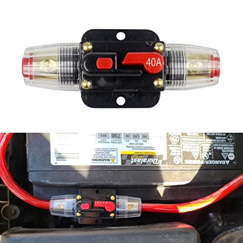 Interruptor de seguro para yates y RV con reinicio de 12V 4