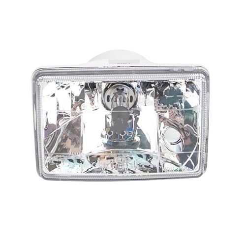 VETJMUA Phare Moto Pour S150 2007-2017 Moto 12V Feu De Croisement/haut Feu Avant Scooter Rectangle 5.3x3.7 Pouces Phare Feu De Circulation Moto Phare