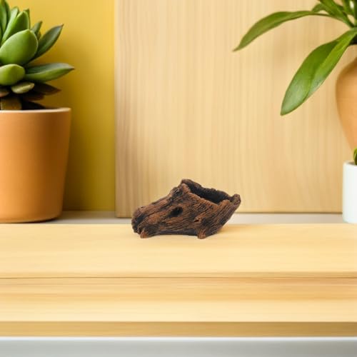 Pot de fleurs forme de souche d arbre en ciment ultra durable