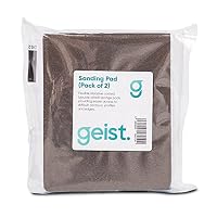 Geist. Doppelseitige Schleif- und Finishpads | Zur Verwendung auf Leder, Alcantara, Kunstleder, Holz, Farben, Spachtelmassen und Kunststoffen | Zum Glätten rauer Stellen vor Lederreparaturen| 2er-Pack – Ansicht 4